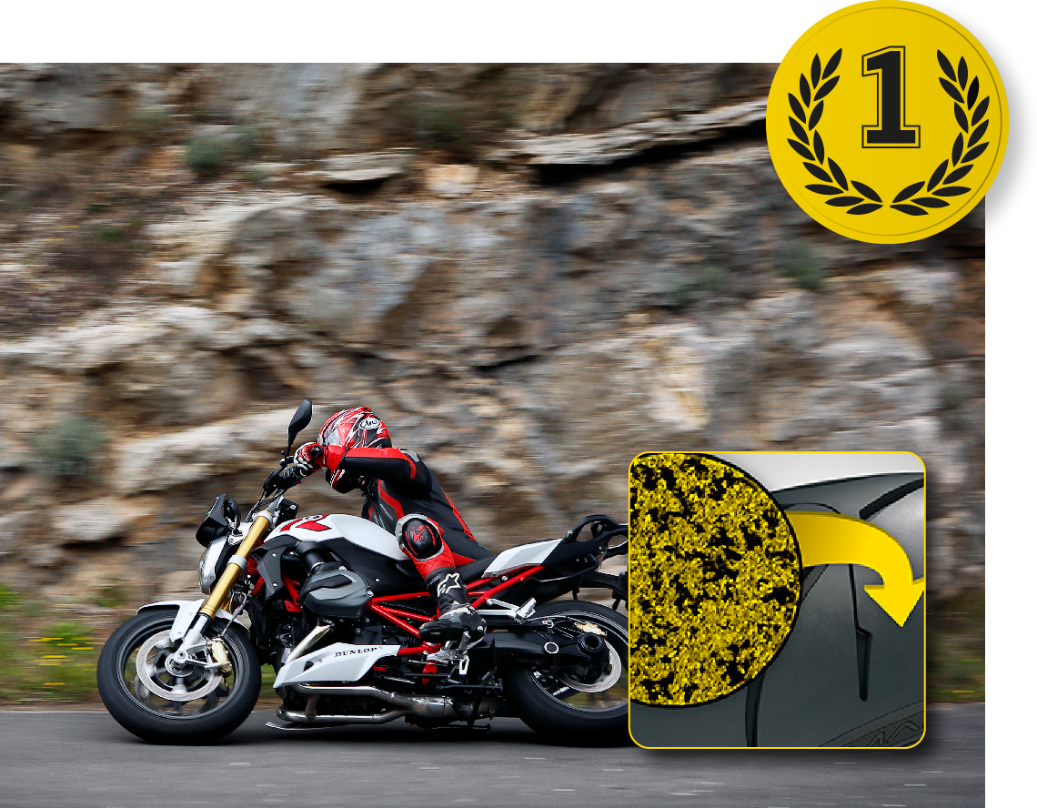 Dunlops RoadSmart III auf einer BMW R 1200 R, Platz 1 im Test nach 3600km