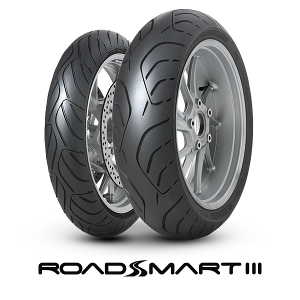 Packshot et logo Dunlop RoadSmart III