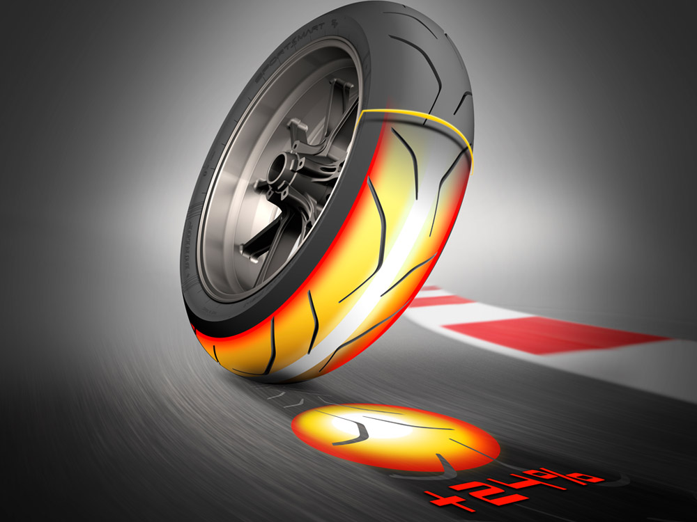 Grafica della tecnologia Dunlop NTEC