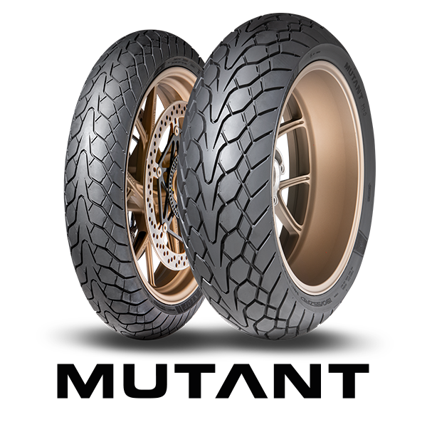 Dunlop Mutant packshot en logo