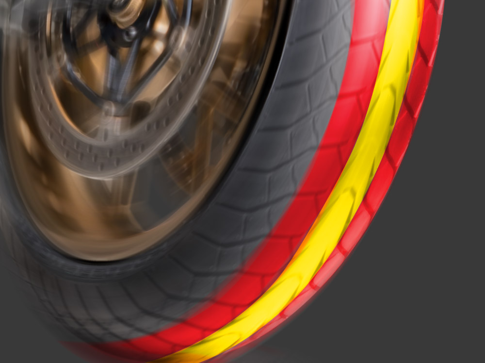 Grafika z technologią Dunlop Mutant Multi-Tread
