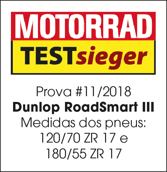Logotipo da vitória do teste RoadSmart III Motorrad